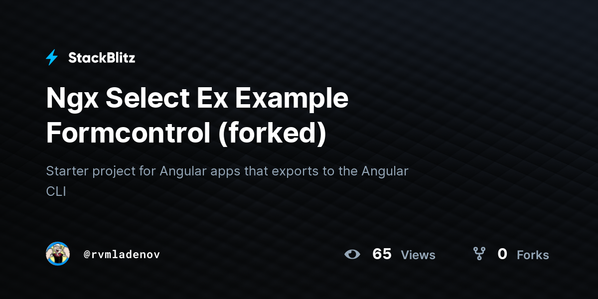 ngx-select-ex-example-formcontrol-forked-stackblitz