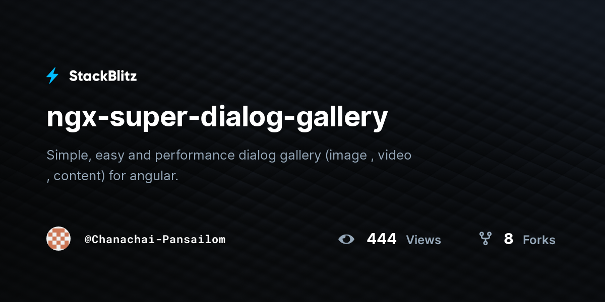ngx-super-dialog-gallery - StackBlitz