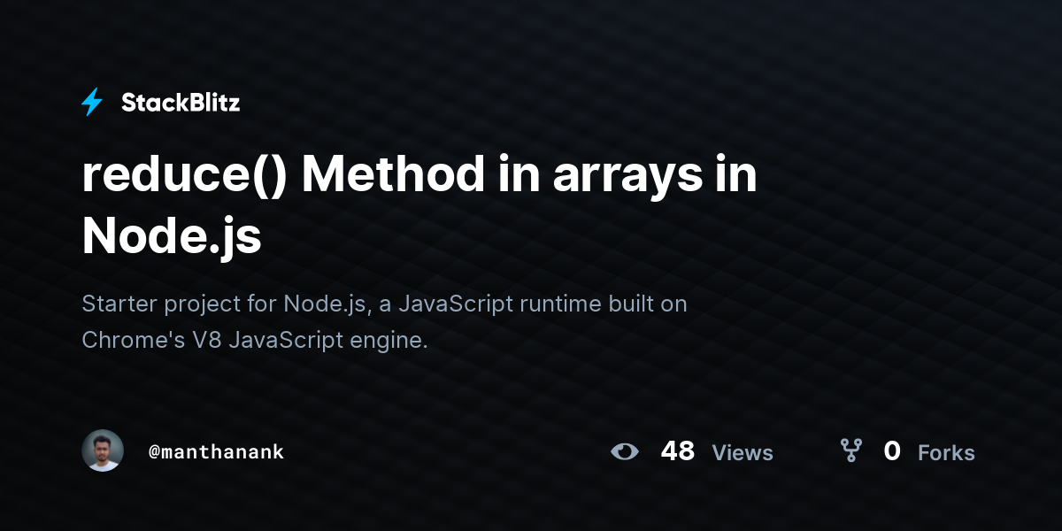 reduce-method-in-arrays-in-node-js-stackblitz