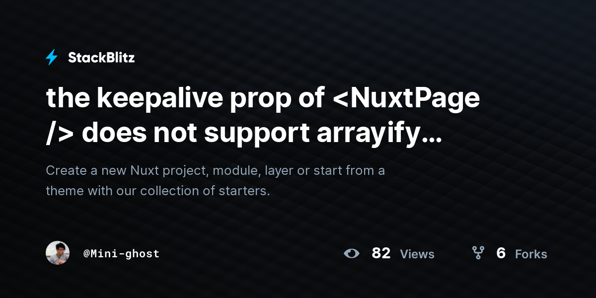 the keepalive prop of does not support arrayify include. #31188 ...