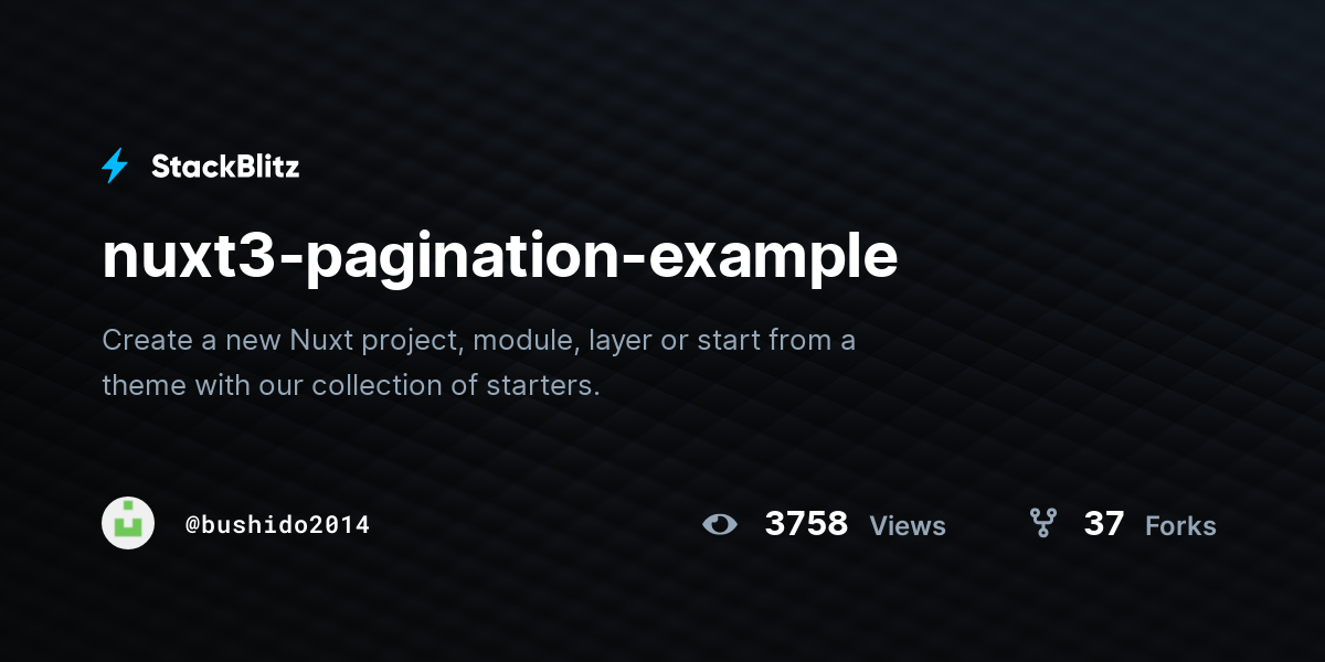 nuxt3-pagination-example - StackBlitz