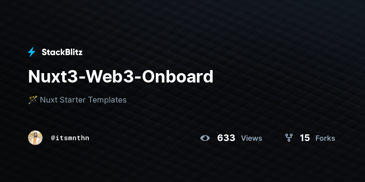 Nuxt3-Web3-Onboard - StackBlitz