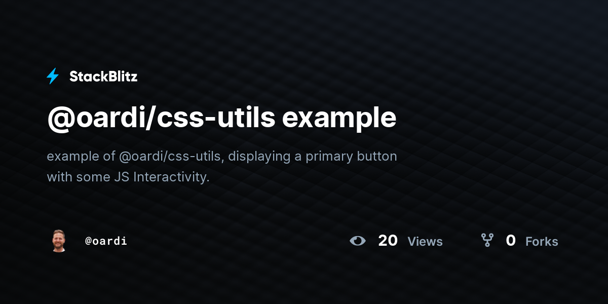 @oardi/css-utils example - StackBlitz