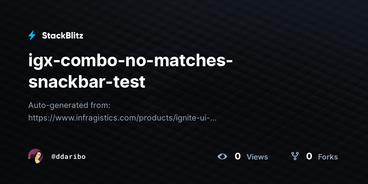 igx-combo-no-matches-snackbar-test - StackBlitz