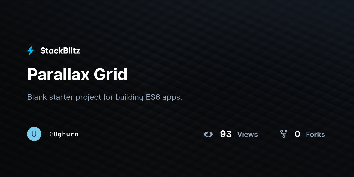 Parallax Grid - StackBlitz