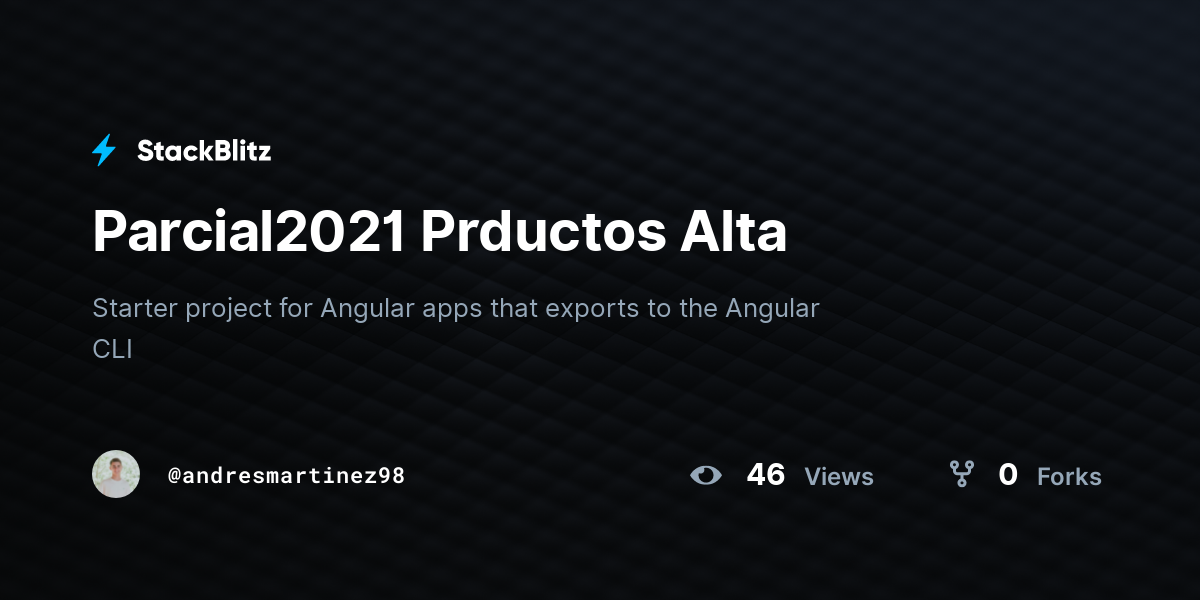 Parcial2021 Prductos Alta Stackblitz