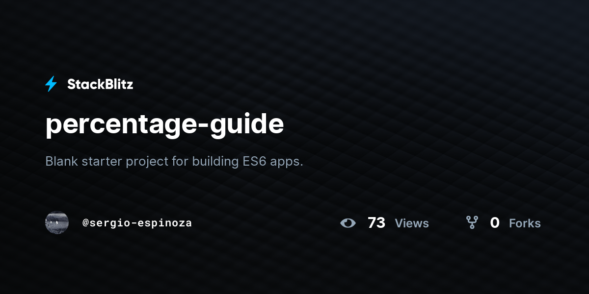 percentage-guide - StackBlitz