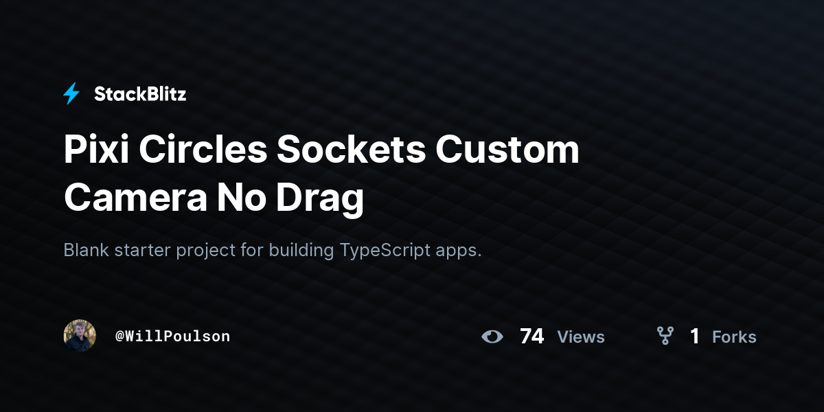 Pixi Circles Sockets Custom Camera No Drag - StackBlitz