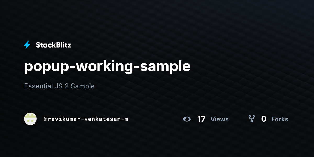 popup-working-sample - StackBlitz
