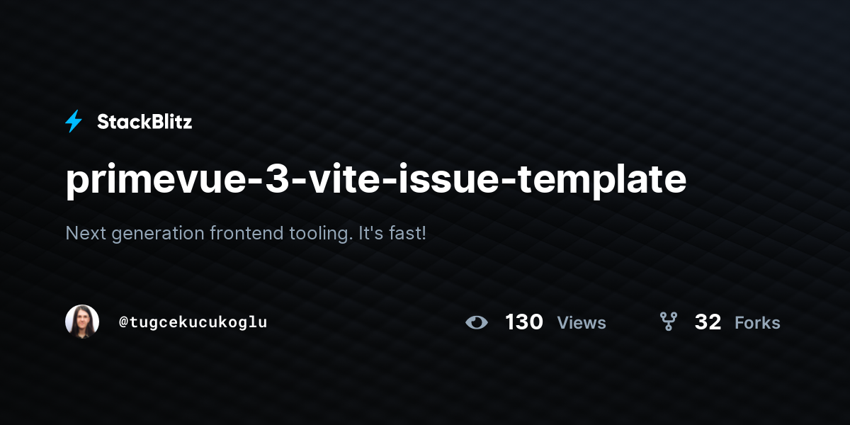 primevue-3-vite-issue-template - StackBlitz