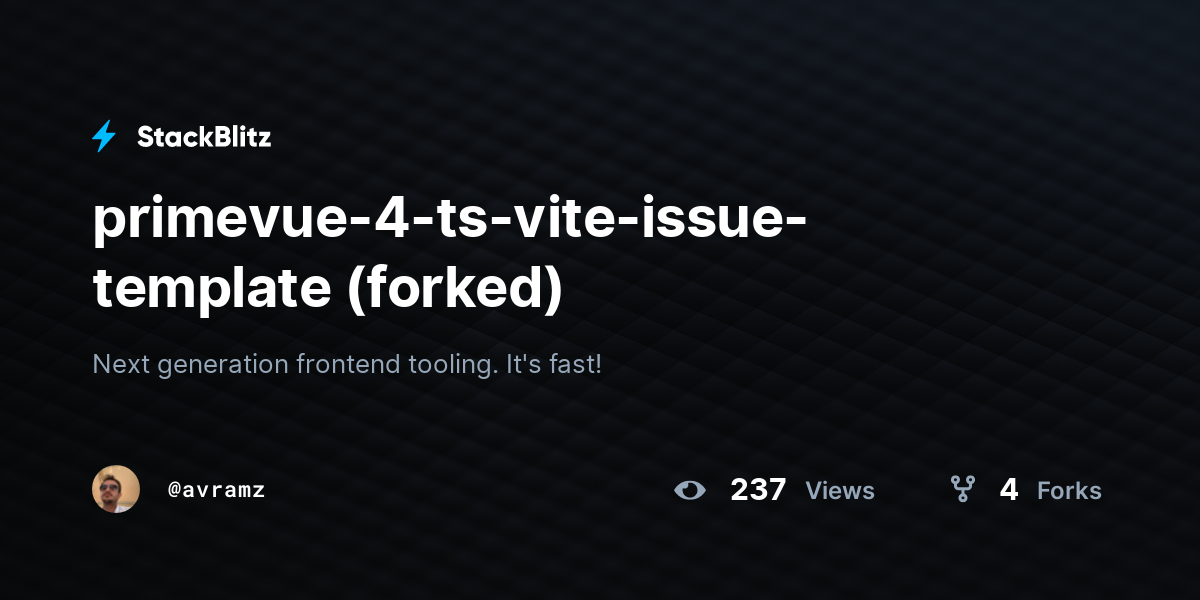 primevue-4-ts-vite-issue-template (forked) - StackBlitz