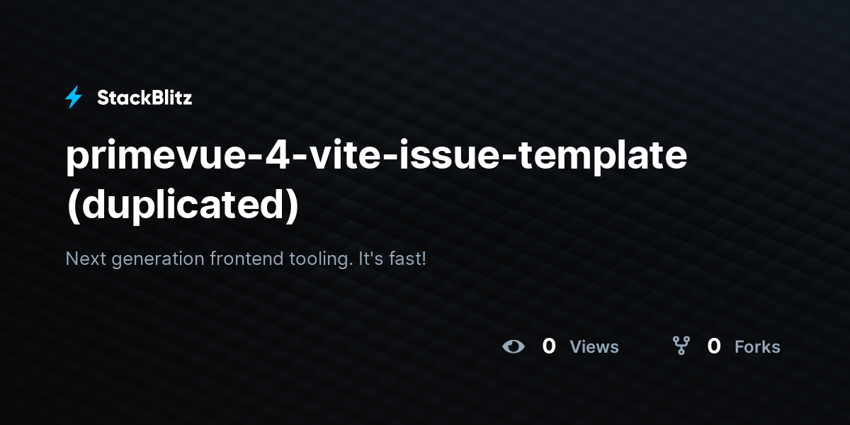primevue-4-vite-issue-template (duplicated) - StackBlitz
