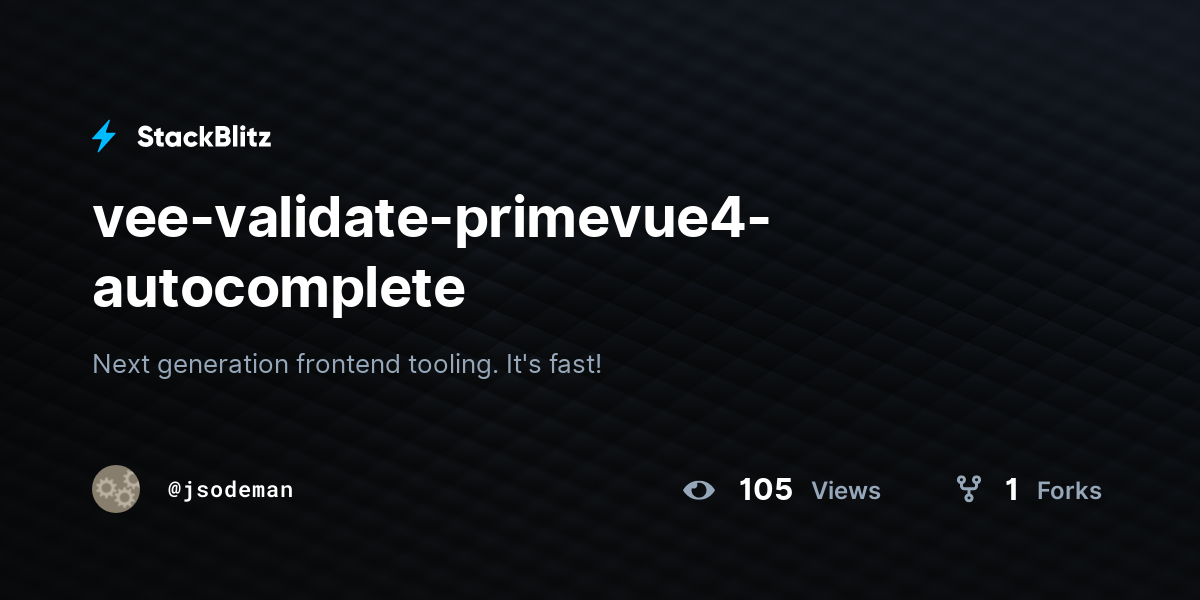 vee-validate-primevue4-autocomplete - StackBlitz