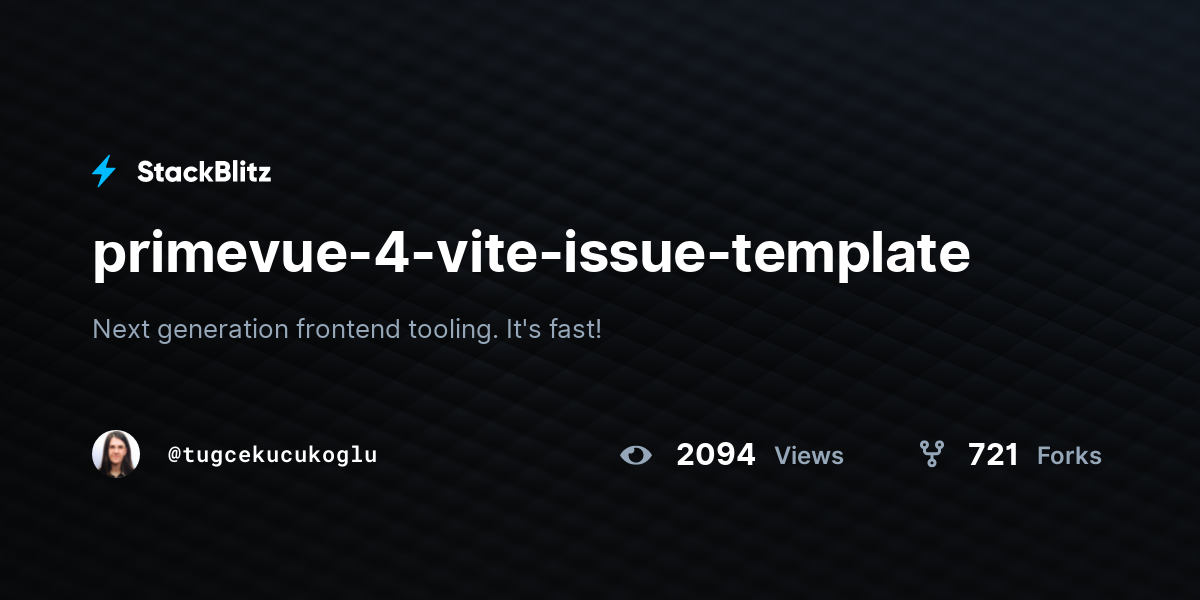 primevue-4-vite-issue-template - StackBlitz