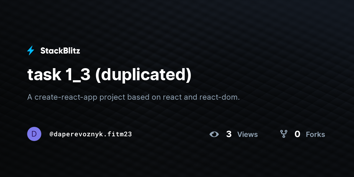 task 1_3 (duplicated) - StackBlitz