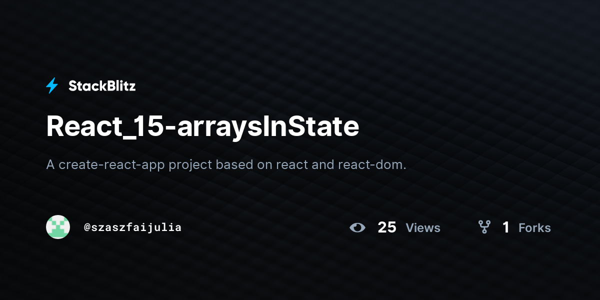 React_15-arraysInState - StackBlitz