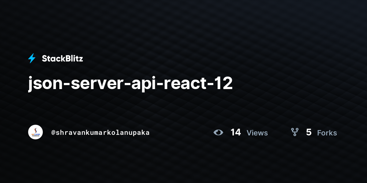 json-server-api-react-12 - StackBlitz