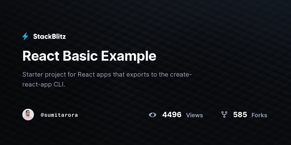 react-basic-example-stackblitz