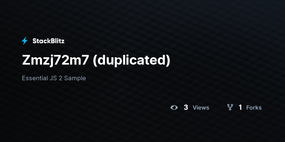 Zmzj72m7 (duplicated) - StackBlitz