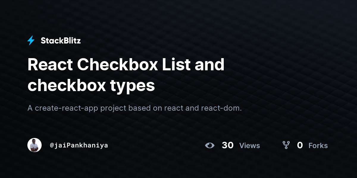 react-checkbox-list-and-checkbox-types-stackblitz