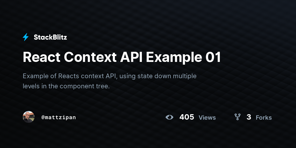 React Context Api Example