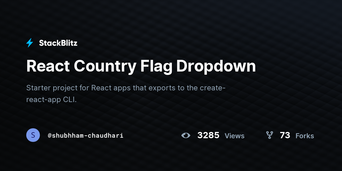 react-country-flag-dropdown-stackblitz