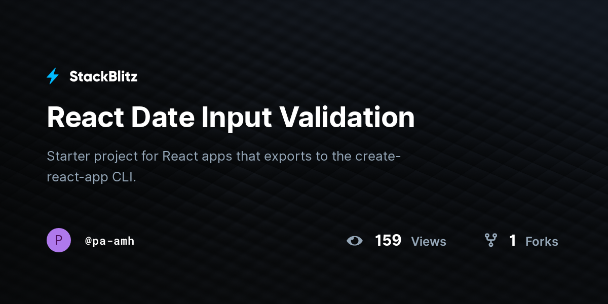 react-date-input-validation-stackblitz