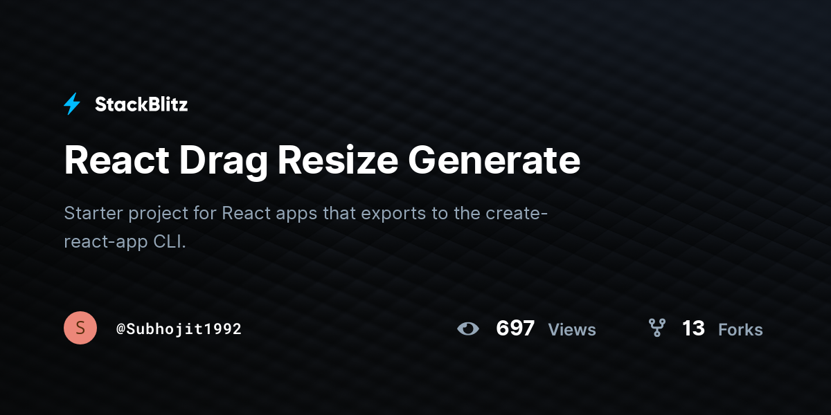 react-drag-resize-generate-stackblitz