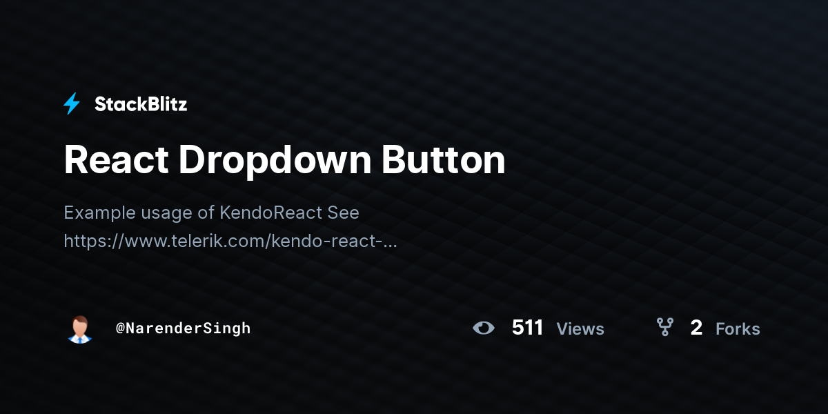 react-dropdown-button-stackblitz