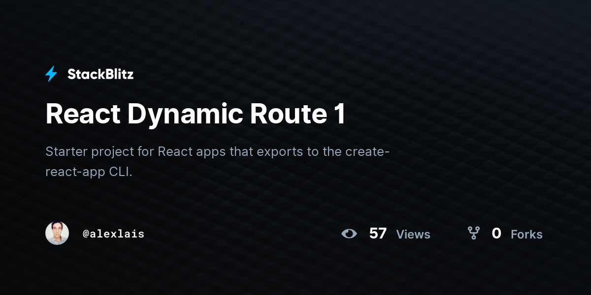 react-dynamic-route-1-stackblitz