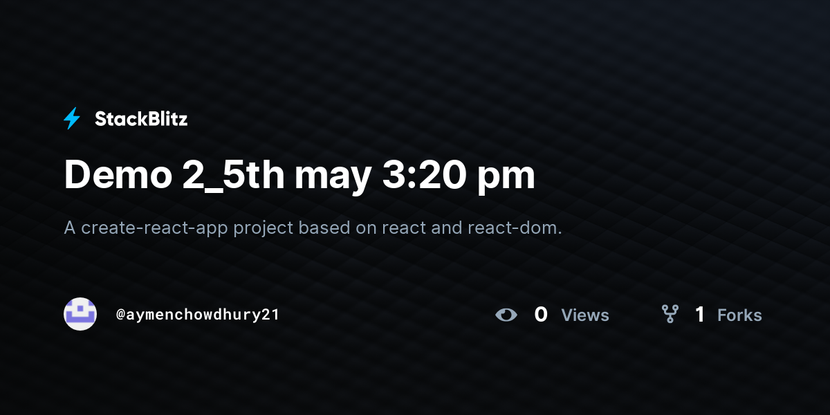 Demo 2_5th may 3:20 pm - StackBlitz