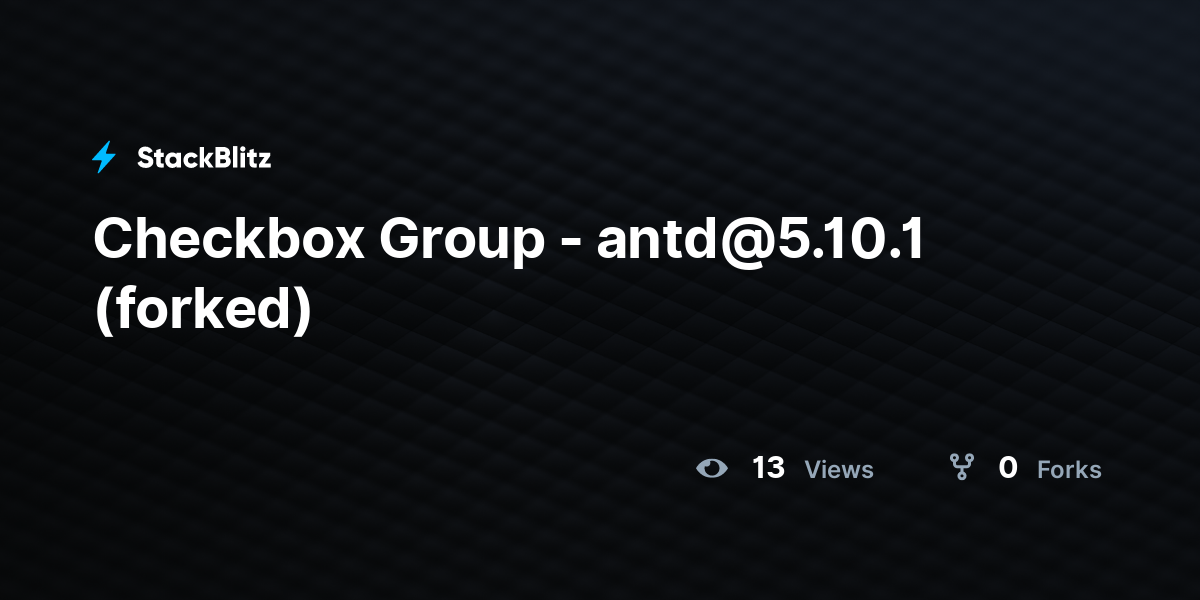 Checkbox Group - antd@5.10.1 (forked) - StackBlitz