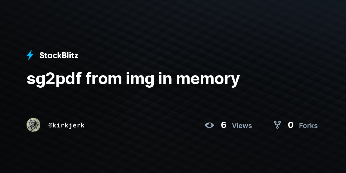 sg2pdf from img in memory - StackBlitz