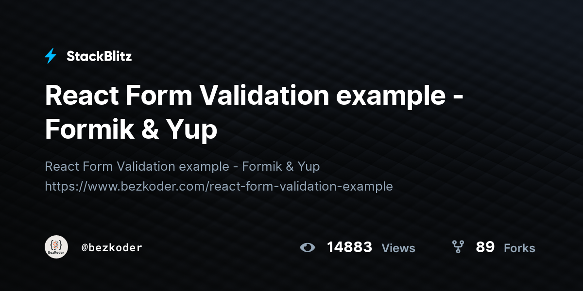 react-form-validation-tutorial-example-tech-tutorial