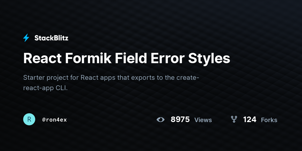 react-formik-field-error-styles-stackblitz