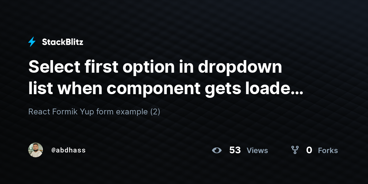 select-first-option-in-dropdown-list-when-component-gets-loaded-forked