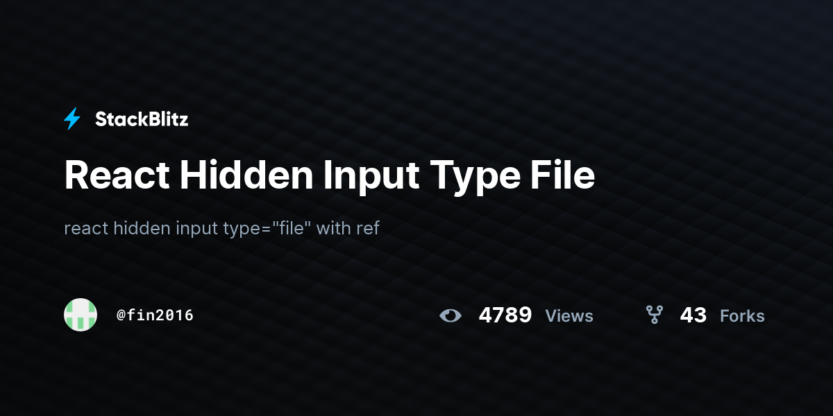 react input type file set value