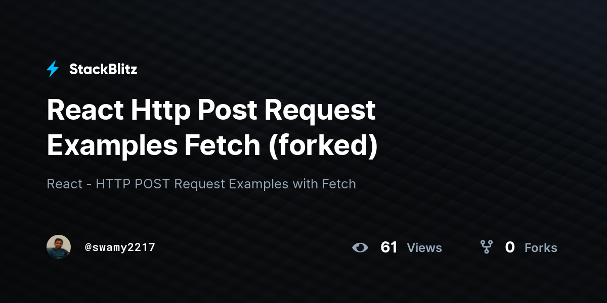 react native http post request