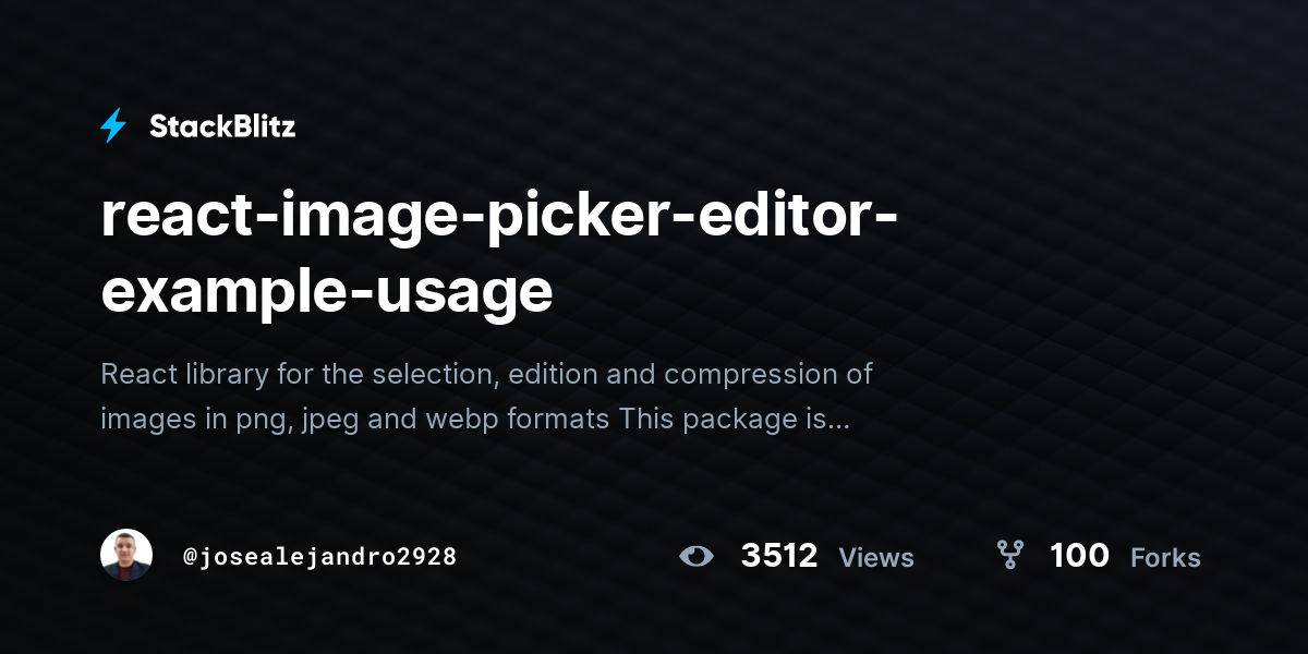 react-image-picker-editor-example-usage - StackBlitz