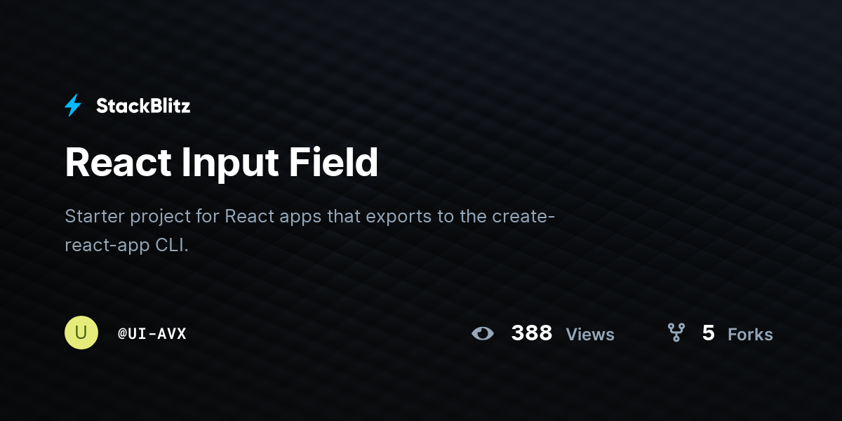 react-input-field-stackblitz