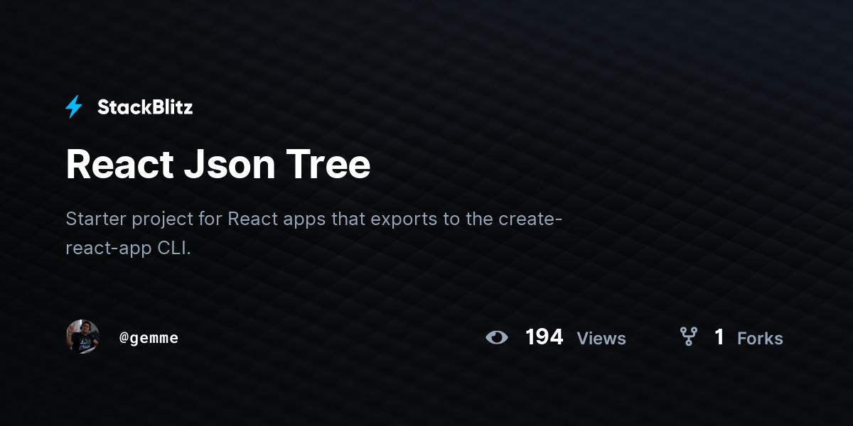 react-json-tree-stackblitz