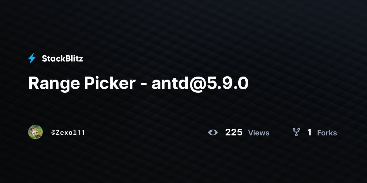 Range Picker - antd@5.9.0 - StackBlitz
