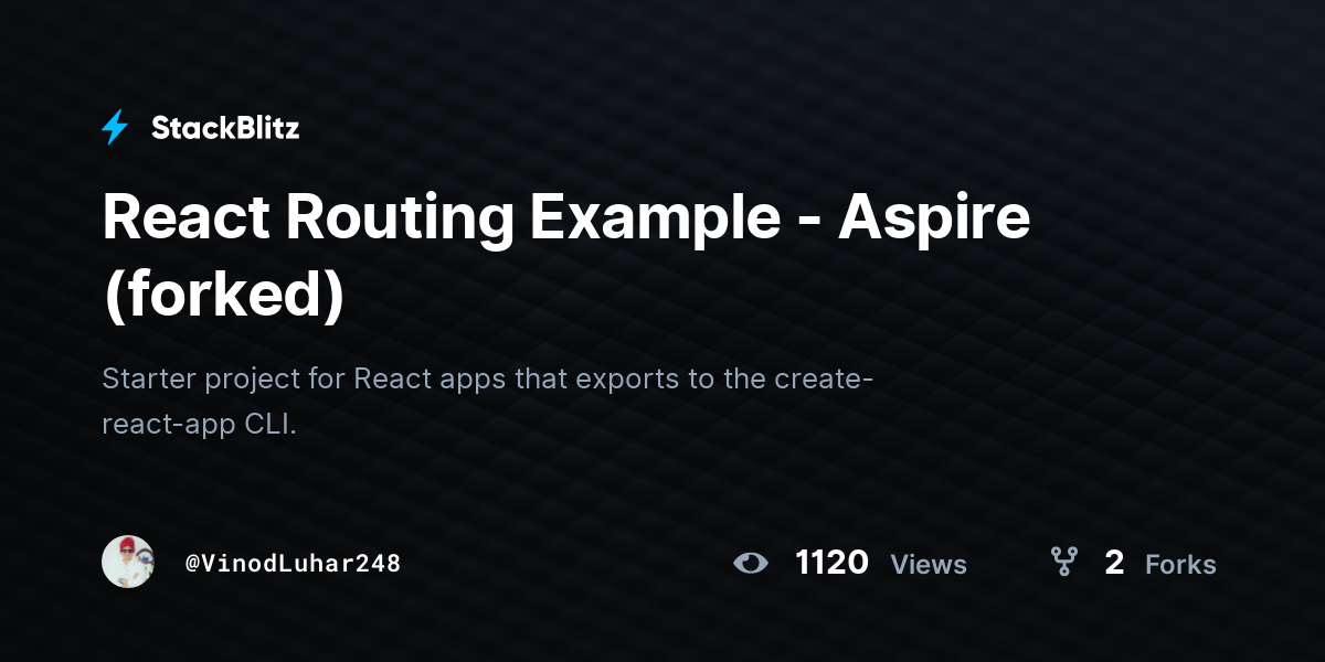 react-routing-example-aspire-forked-stackblitz