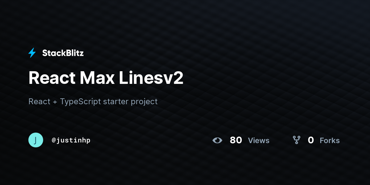 react-max-linesv2-stackblitz