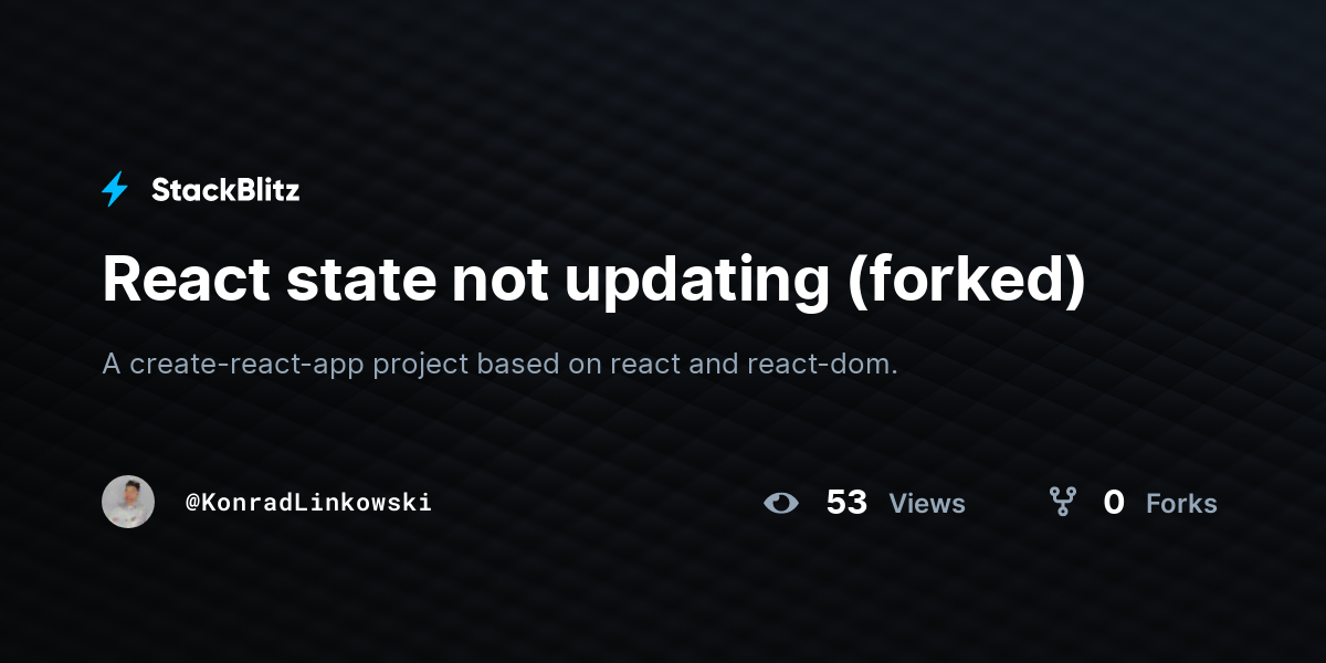react-state-not-updating-forked-stackblitz