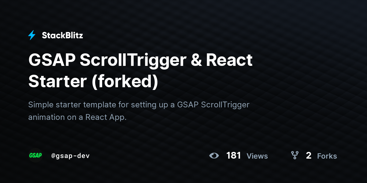 gsap-scrolltrigger-react-starter-forked-stackblitz