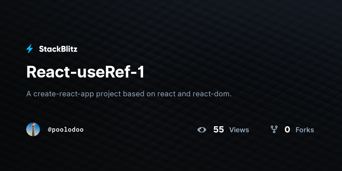 React-useRef-1 - StackBlitz