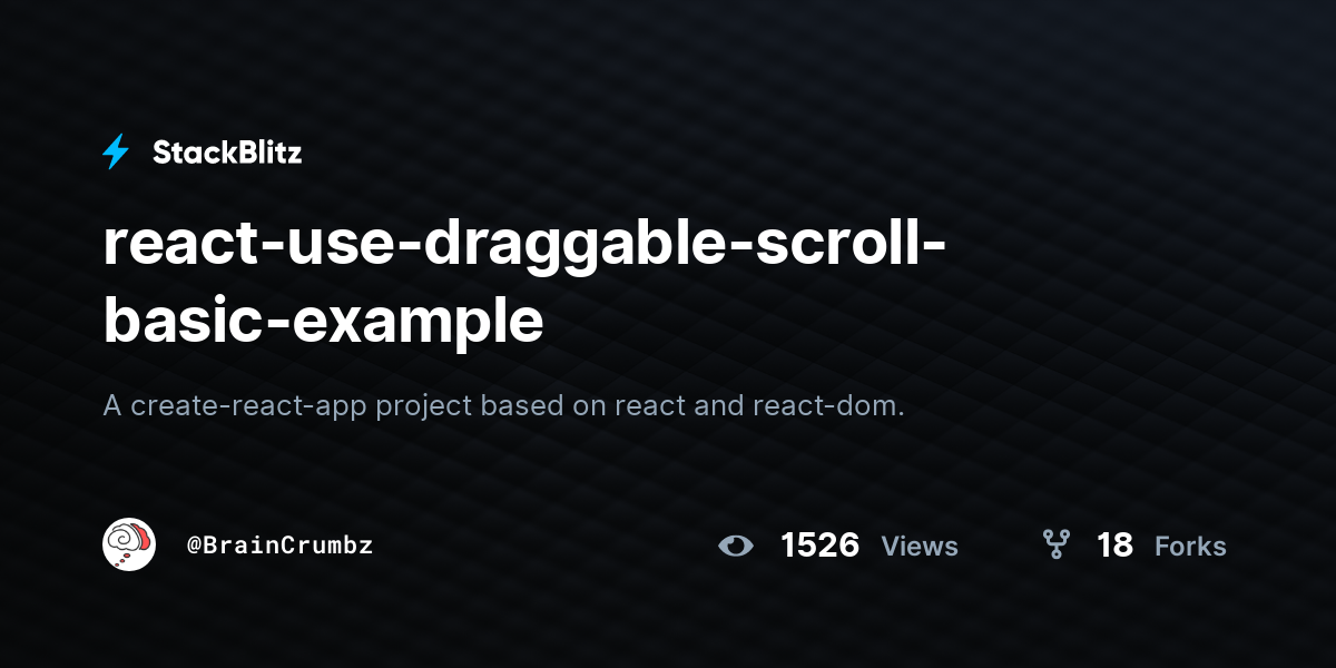 react-use-draggable-scroll-basic-example - StackBlitz