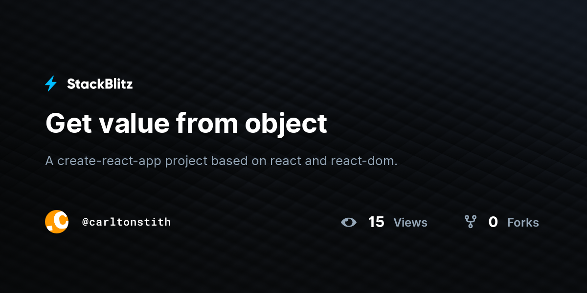 get-value-from-object-stackblitz