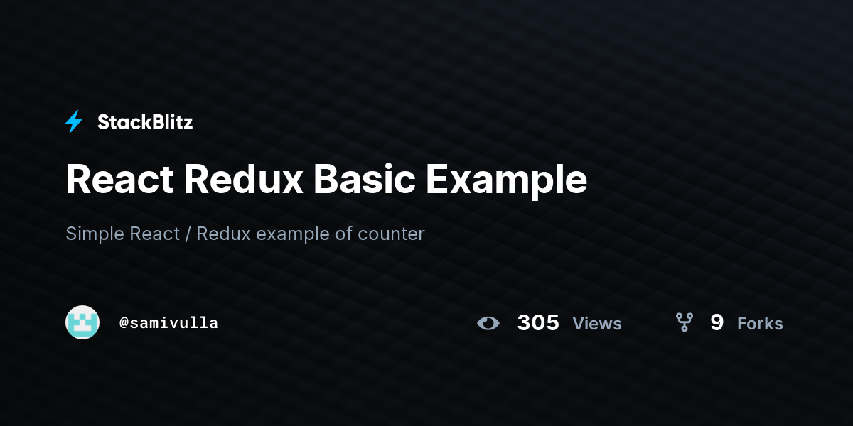 Redux Basic Example